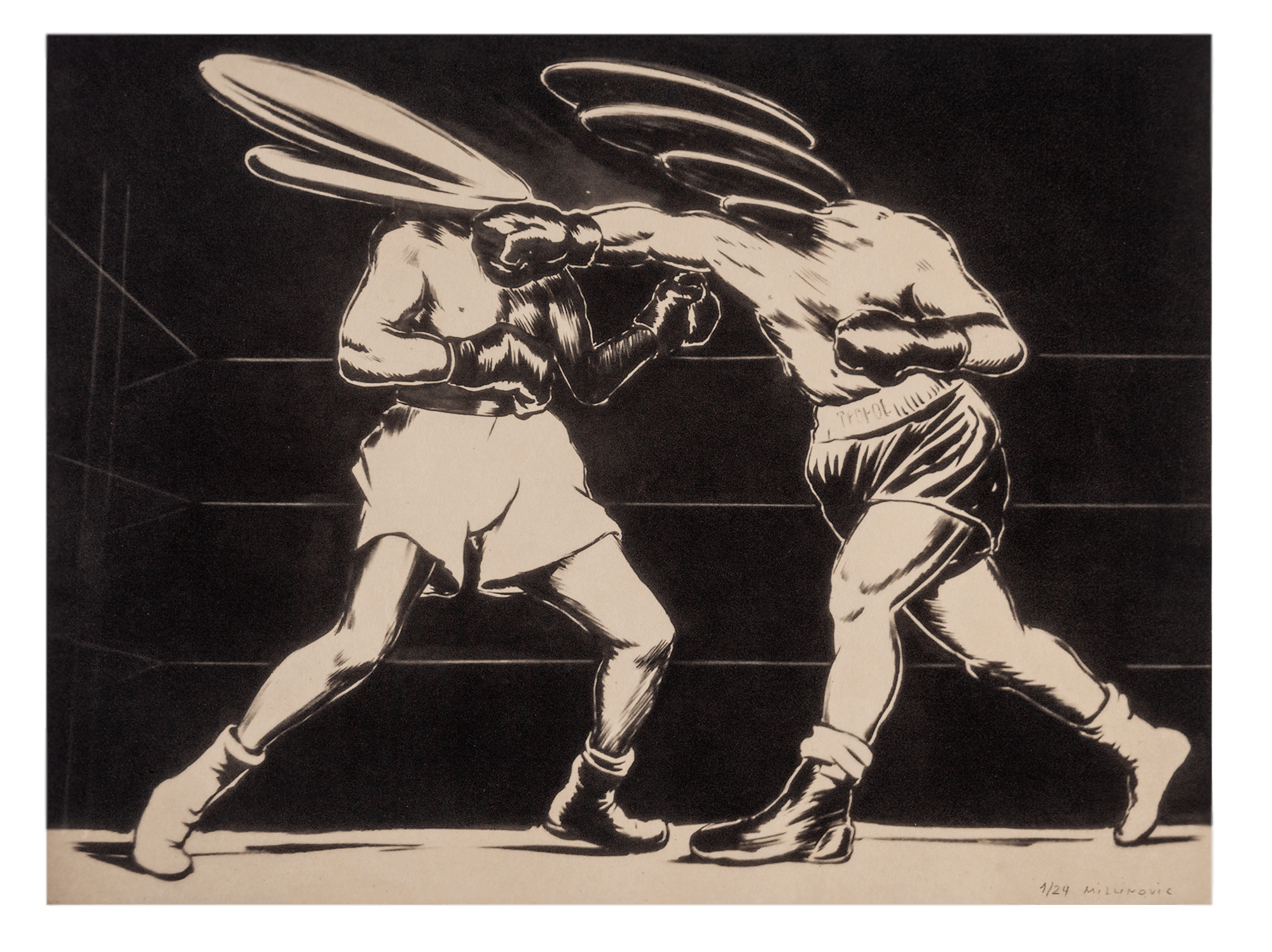 Boxing I (black&white)
