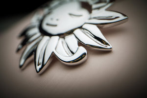 Sterling silver sunflower